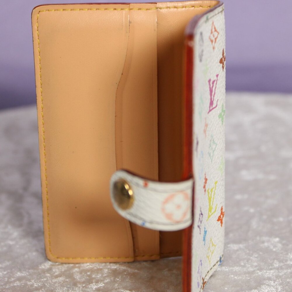 Louis Vuitton Monogram Multicolor White Snap Card Holder – France - Picture 7 of 8